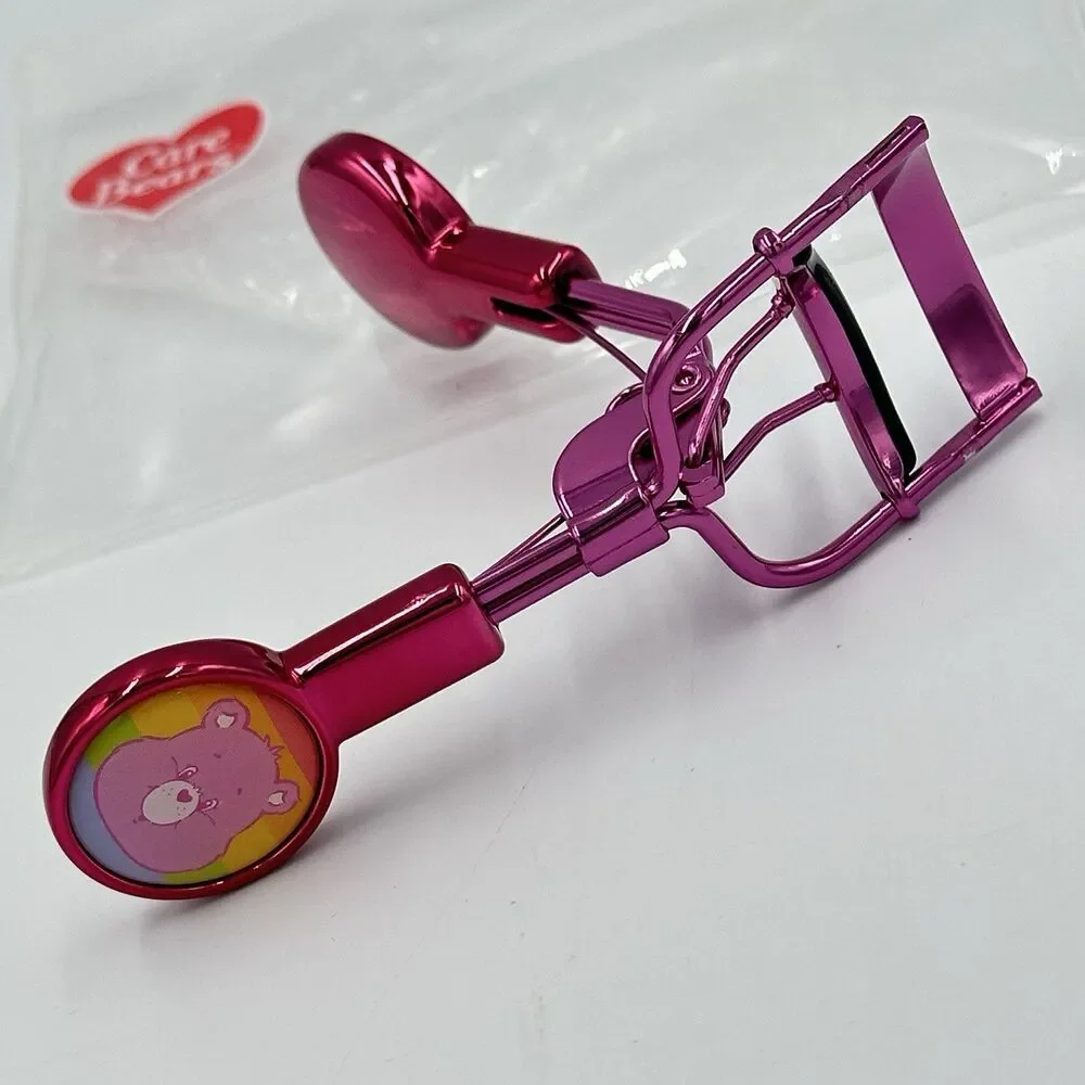 Care Bears Eyelash Curler Eye Lash Curler Metallic Pink Portable w/ Storage Bag